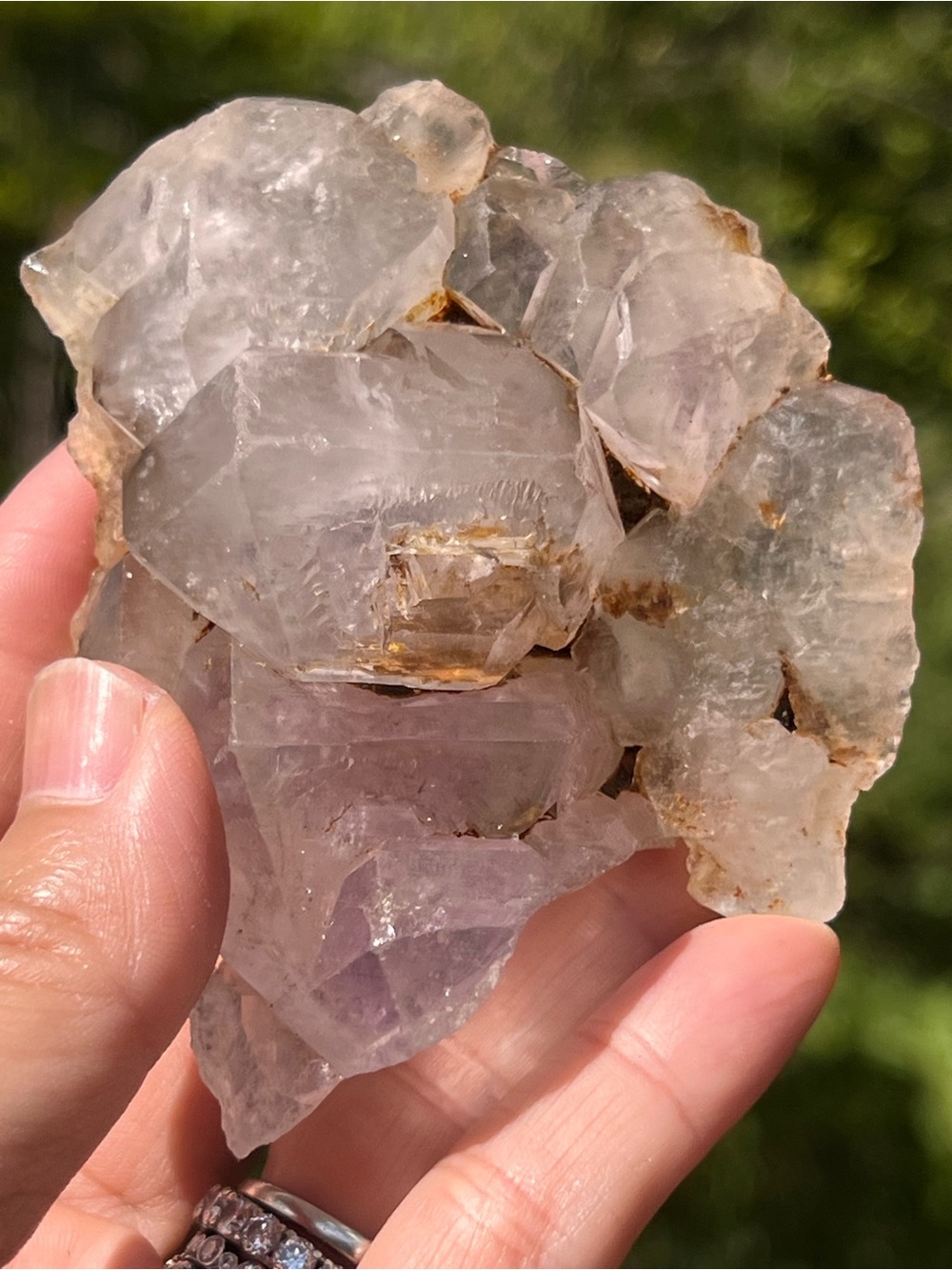 Skeletal (1) quartz with stand | crystal